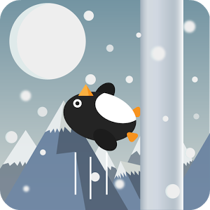 Pinguin Rennen, Cartoon - Spielspass für unterwegs